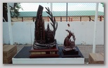 Detalle del trofeo de la tirada. CORPUSCHRISTI 2017  TOLEDO- La_Bastida Foso Universal 18 Junio 2017 - 125 PLATOS