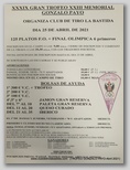 Pulsa para ver el programa de la tirada